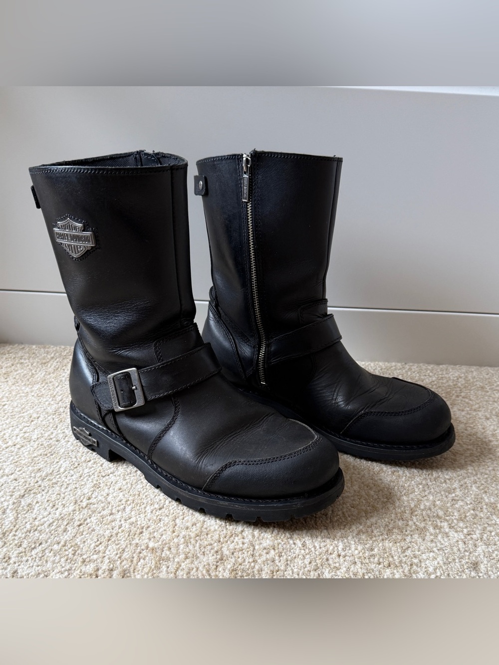 Harley-Davidson® 🏍️ Wolverine Men's Radcliff 9.5-Inch Engineer Black Boots 10.5
